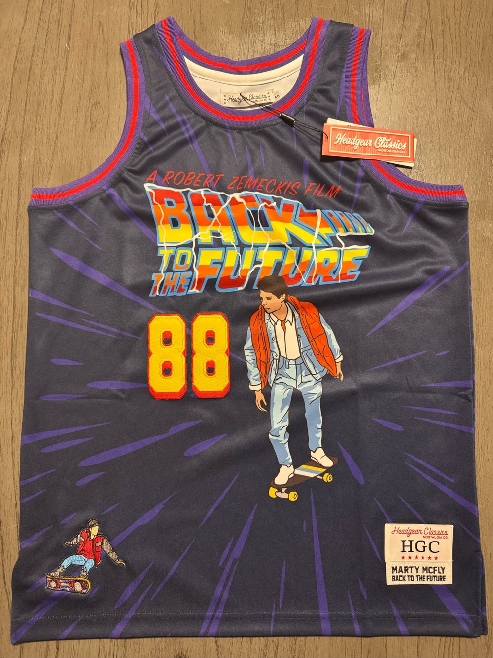 Headgear Classics Back to the Future Basketball Jersey